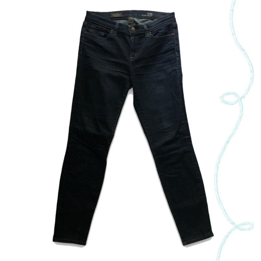 J. Crew Toothpick 8" Skinny Jeans Size 29